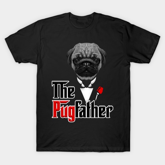 PUGFATHER T-Shirt by Yeldar
